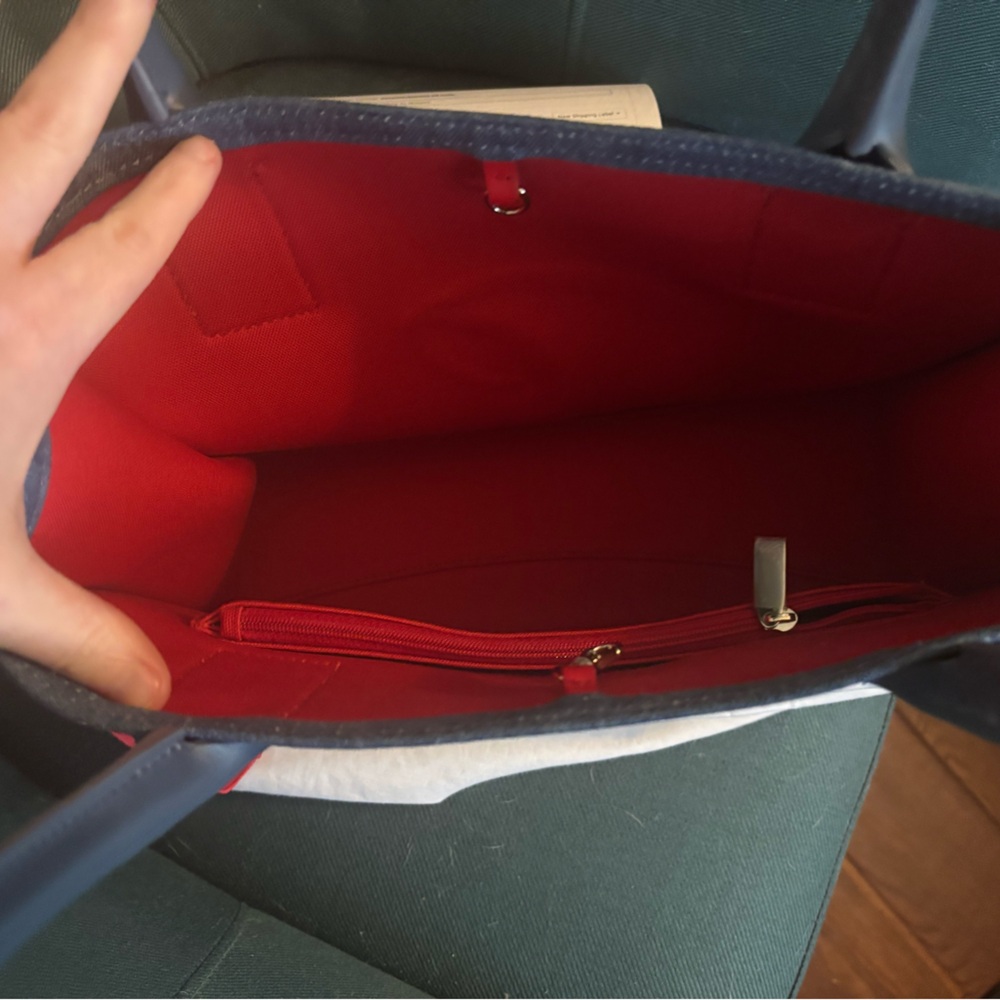 Brand New Louboutin Denim Cabata By My Side Tote Large with Original Dust Bag - Picture 8 of 9